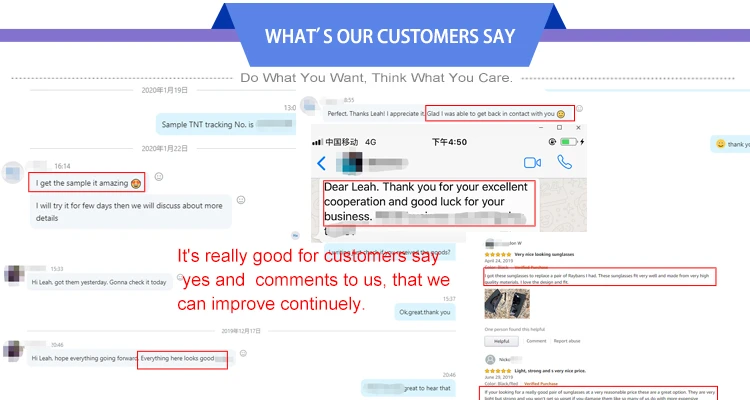 WHAT'S OUR CUSTOMERS SAY WHAT'S OUR CUSTOMERS SAY